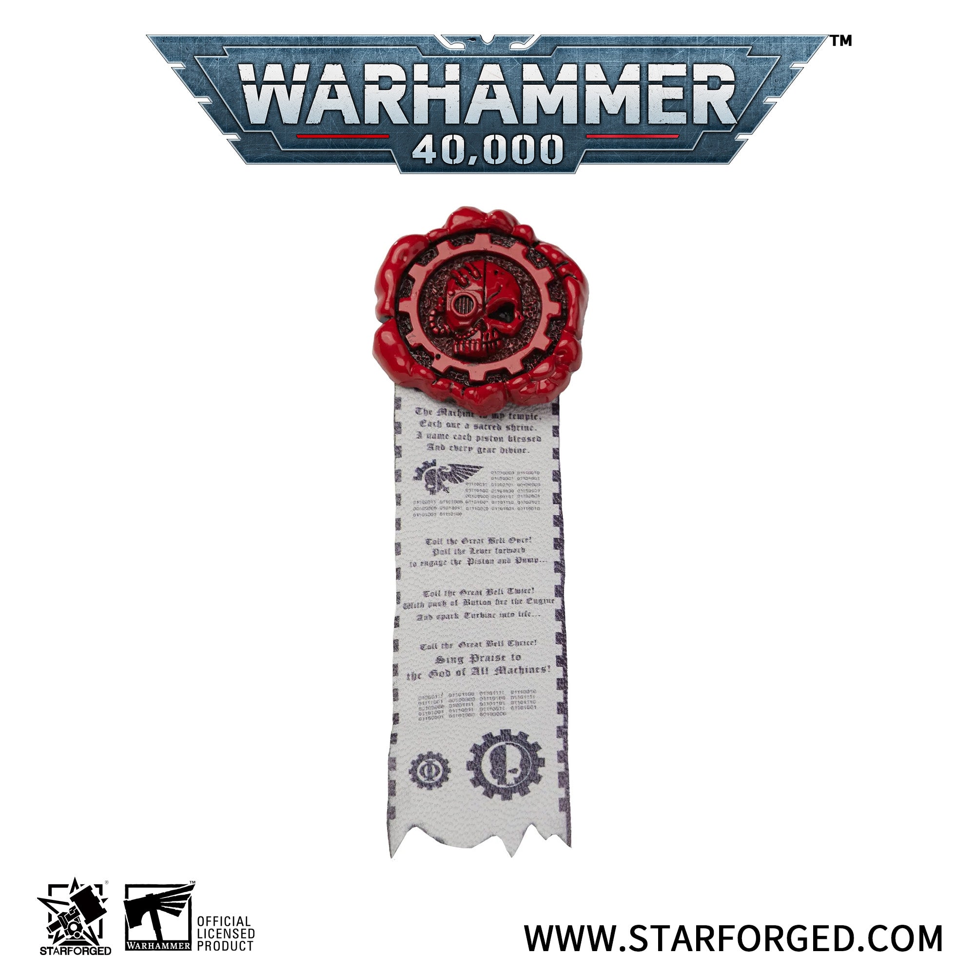 Warhammer 40K Cog Mechannicus Adeptus Mechanicus Purity Seals Starforged